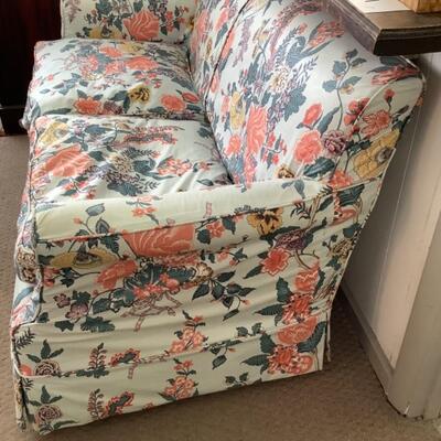 B1136 Slipcovered Loveseat with Down Filled Cushions