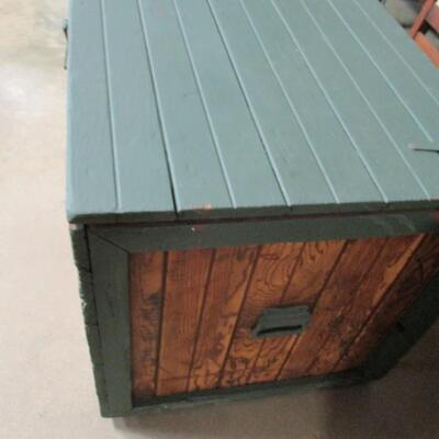 Lot 173 - Large Wooden Storage Container 
