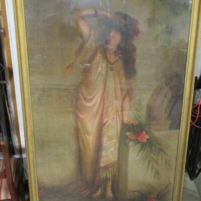Lot 187 - Large Classical  Framed Picture
