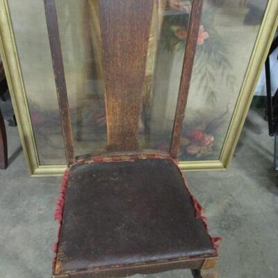 Lot 188 - Vintage Wooden Chair
