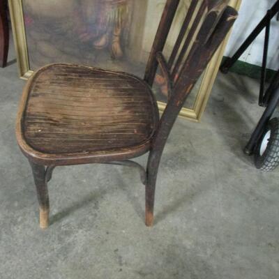 Lot 189 - Vintage Wooden Chair
