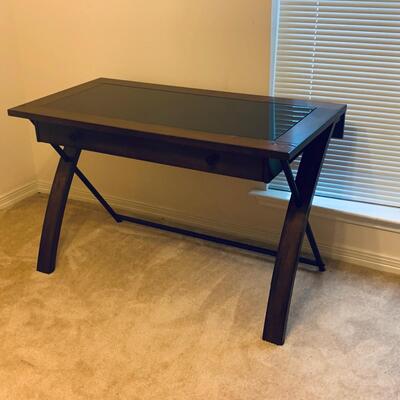 Whalen Desk with Smoke Top Glass *See Details 