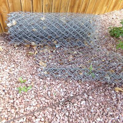 LOT 7  ROLLS OF CHAIN LINK FENCE