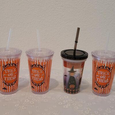 Lot 32: Halloween Travel Cups