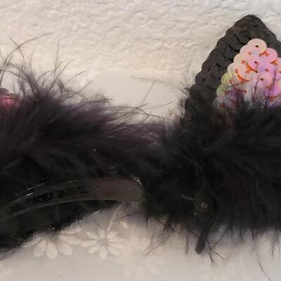 Lot 35: Halloween Socks and Clip In Cat Ears