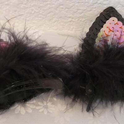 Lot 35: Halloween Socks and Clip In Cat Ears