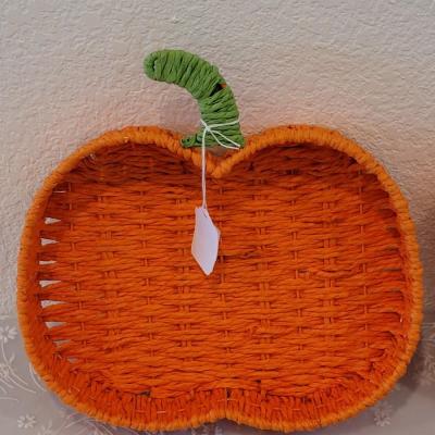 Lot 39: (2) Pumpkin Nesting Baskets and Melting Pumpkin