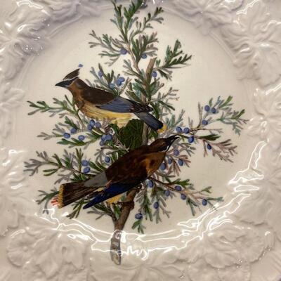 Lot 74 Alfred Meakin 3 Audubon Bird Plates Wall Hangers Birds of America