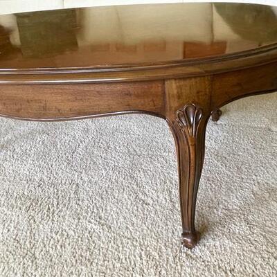 Lot 82 Drexel Oval French Style Coffee Table
