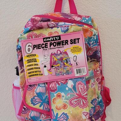 Lot 71: New Backpack (6 piece set)