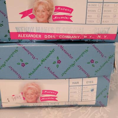 Lot 74: Madame Alexander Dolls