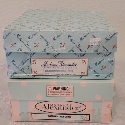 Lot 75: Madame Alexander - Saturday's Child and 75th Anniversary Wendy