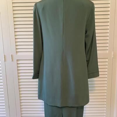 Lot 89 Vintage 2pc Sage Green Dress Cutom Made No Label Size Medium