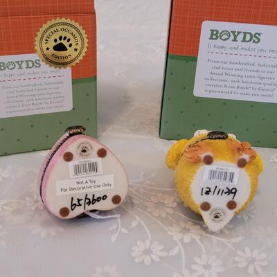 Lot 79: (2) Boyd's Bears Trinket Boxes
