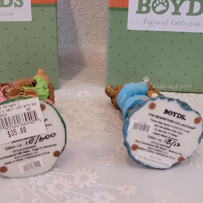 Lot 82: (2) Boyd's Bears Figurines 