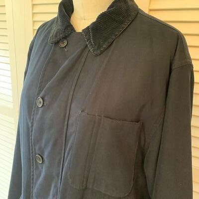 Lot 96 Vintage Navy Jacket by Faconnable Size Small Water Resistant