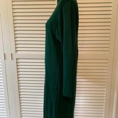 Lot 98  Vintage St. John Knit for Saks Fifth Ave. Green Knit Dress
