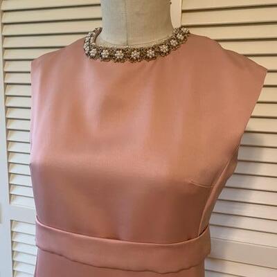 Lot 109 Vintage Light Pink Dress Sleeveless Size 8