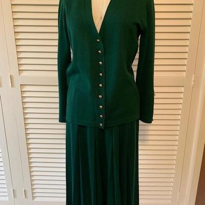 Lot 115 Vintage Knit 2pc Set Marchesa di Gresy for I. Magnin 100% Wool Italy
