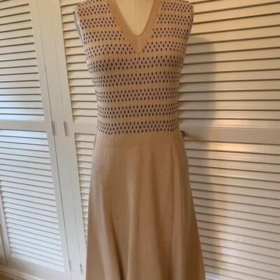 Lot 118 Vintage St. John Knit for Bullock's Wilshire 2pc Beige AS IS