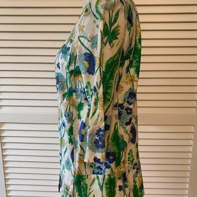 Lot 119 Vintage Floral Blouse Hawaii by Kahala for Bullock's Wilshire Medium