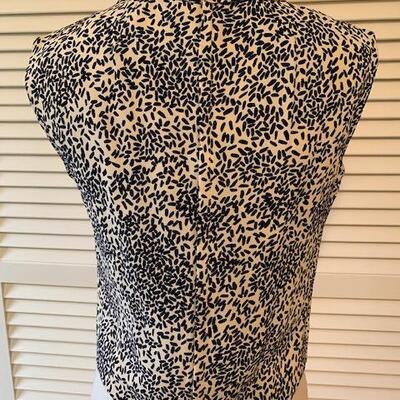 Lot 125 Vintage Sleeveless Top Necktie Attached Size Small Handmade