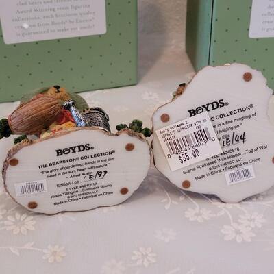 Lot 84: (2) Boyd's Bears Figurines 