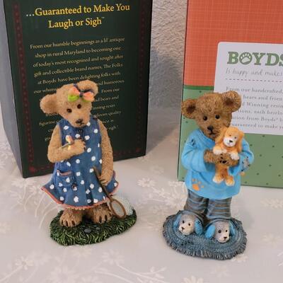 Lot 85: (2) Boyd's Bears Figurines 
