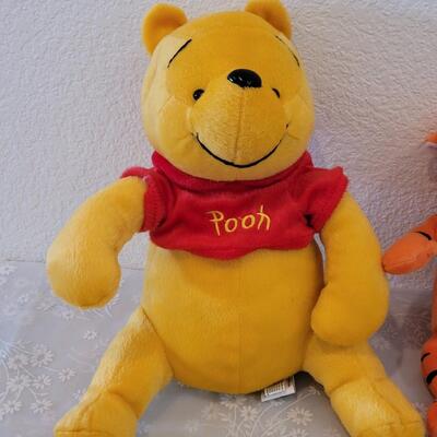 Lot 97: Winnie the Pooh and Tigger Plushies 
