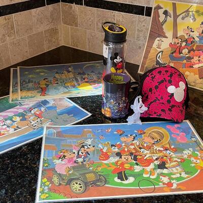 #384 Disneyland Collectibles: Cup, Hat, Placemats