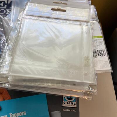 #387U   - Partial Boxes of Sheet Protectors and File Folders 