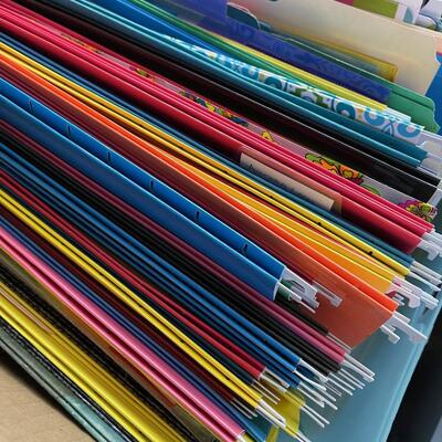 #388 U- Report Binder, File Hanging Etc.