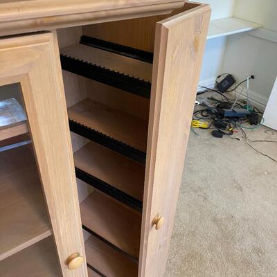 #390 U - Entertainment Center Cabinet 