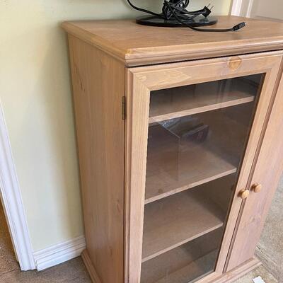 #390 U - Entertainment Center Cabinet 