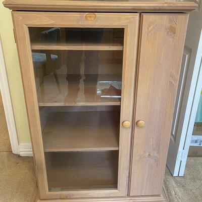 #390 U - Entertainment Center Cabinet 