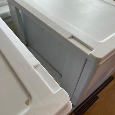 #399U - (2) Plastic File Drawers