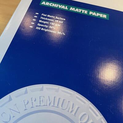 #422U Package of Epson Archival Matte Paper 