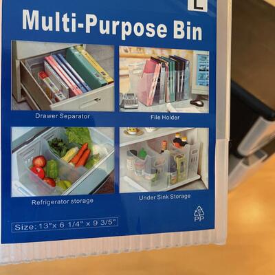 #424U Storage Boxes - Plastic 