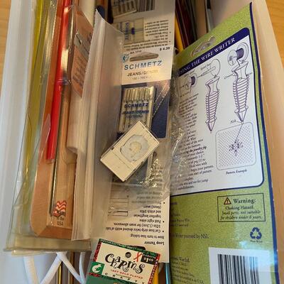 #425U Knitting Needles and Patterns - Sewing Items 