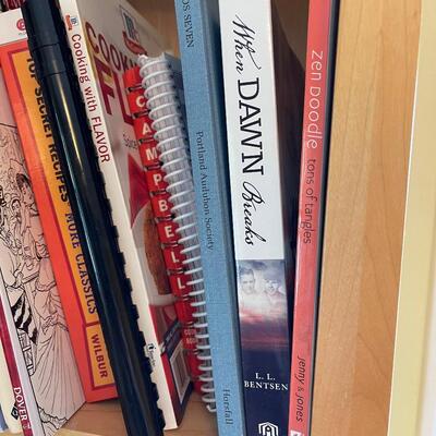 #426U  2 Shelves of Books 