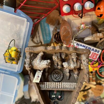 #440U Small Minutes Crafting Supplies #2 3 Bears and birds 