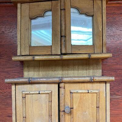 #444U Doll Furniture China Cabinet 