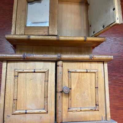 #444U Doll Furniture China Cabinet 