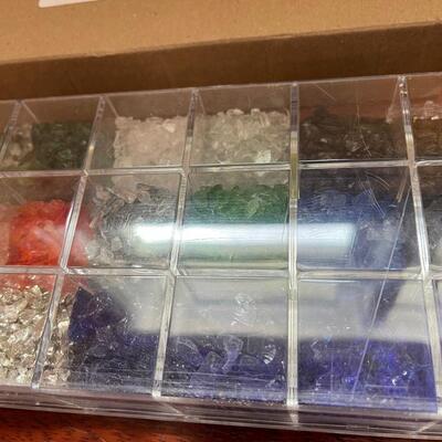 #449U 2 packages of tumbled Glass for crafting 