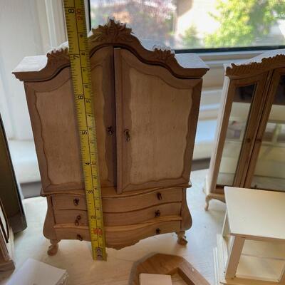 #469U Lot Doll Furniture for Miniature House Making 