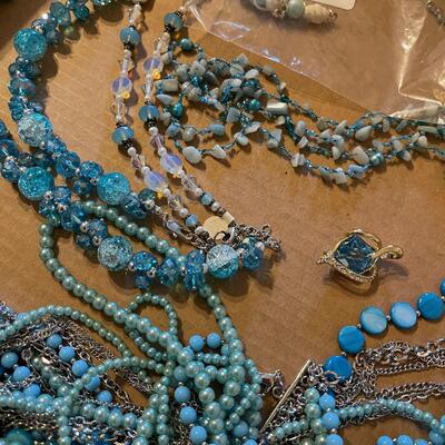 #474U Sky Blue Jewelry Women's Fashion 