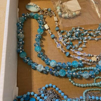 #474U Sky Blue Jewelry Women's Fashion 