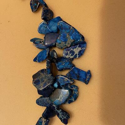 #477U BLUE Jewels Plus Rhinestones 