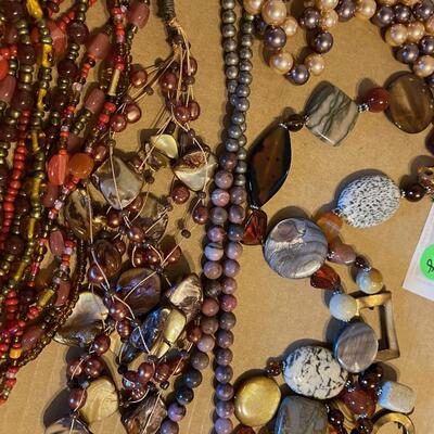 #478U Orange Brown Jewelry 
