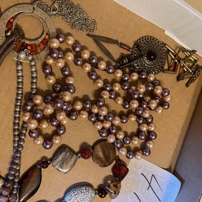 #478U Orange Brown Jewelry 
